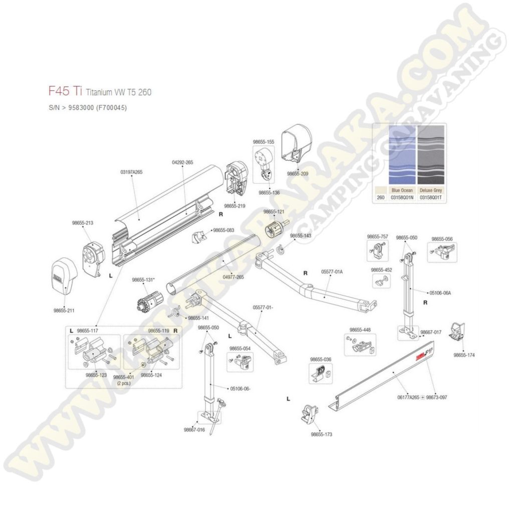 98655-056 Coude pied droite F45I-TI-F1