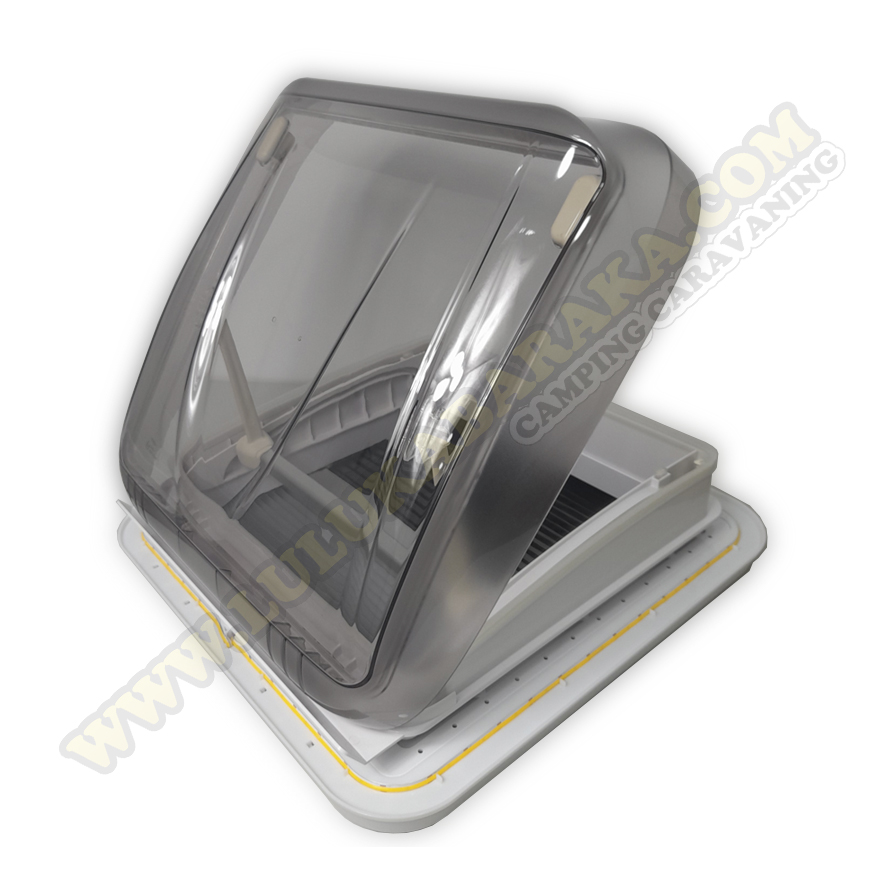 Lanterneau 40X40 avec led, store occultant et moustiquaire