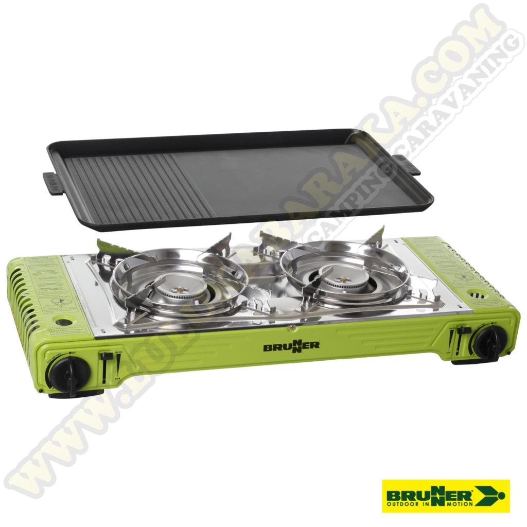 Cuisinière Brunner 2 feux avec cartouche B250