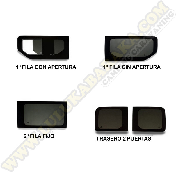 Vitres compatibles pour Trafic/Vivaro avant 2015