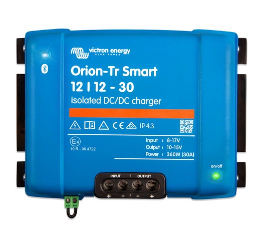 Chargeur isolé Victron DC Orion-Tr Smart 12/12 30 (360W)