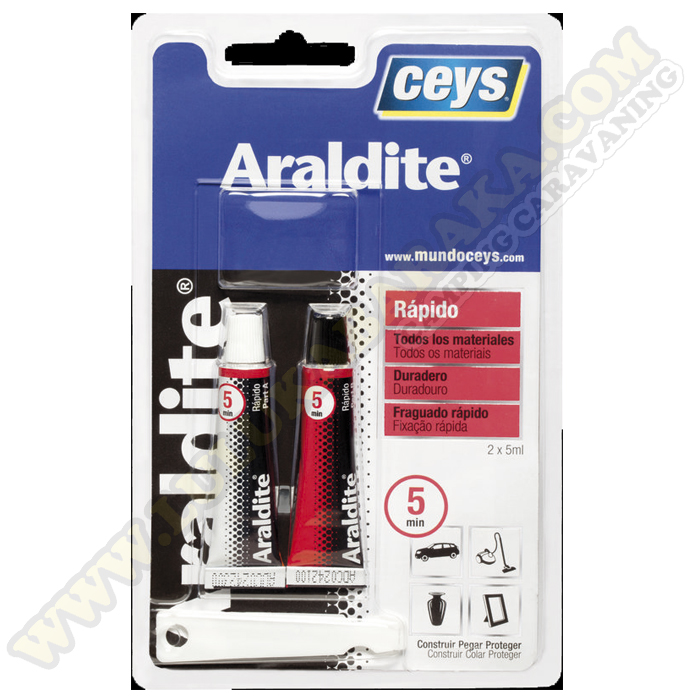 ARALDITE rapide 5 minutes (5+5 ml.)                         