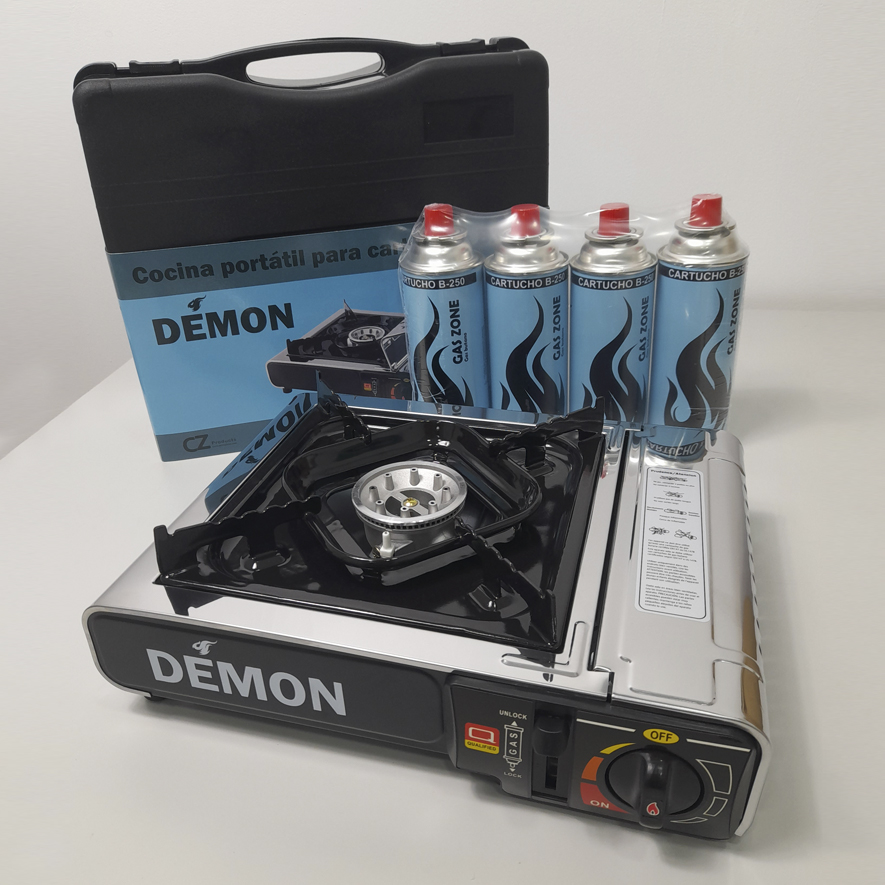 Kit Blackout (1 Cuisinière avec cartouche B250 Demon + 4 Cartouches GAS ZONE)