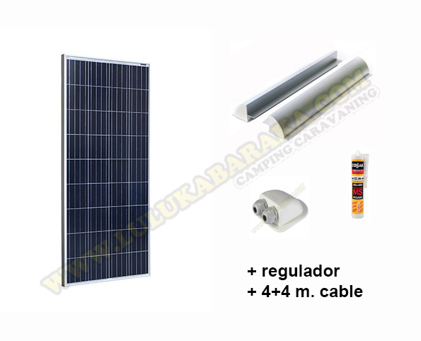 Kit solaire polycristallin 160W (choisir le modèle)