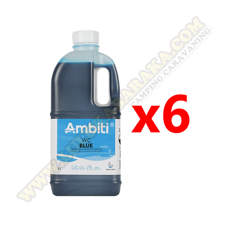 Liquide WC Ambiti Blue 2L (6 unités)