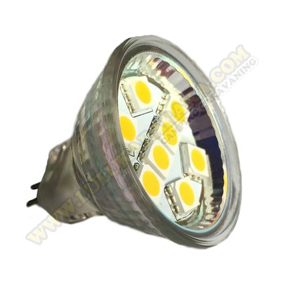 Led MR-11 8SMD CW blanc jour