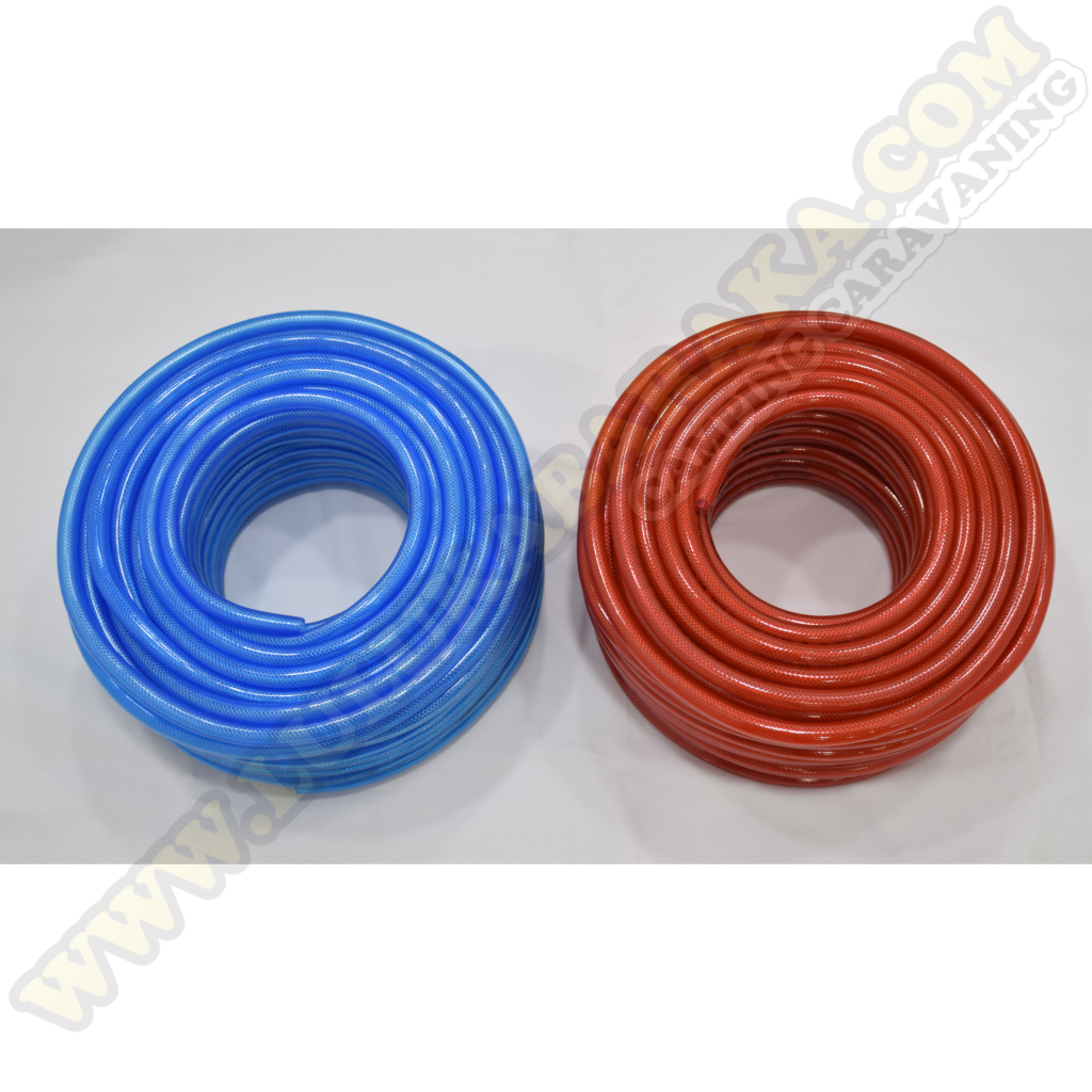 Tuyau bleu et rouge 10-12mm (rouleau 50 metres)