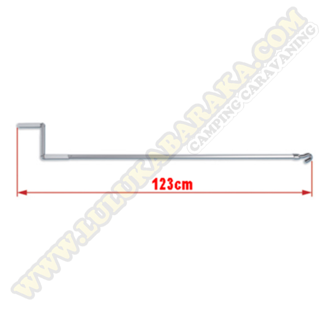 Manivelle store standard 123 cm.