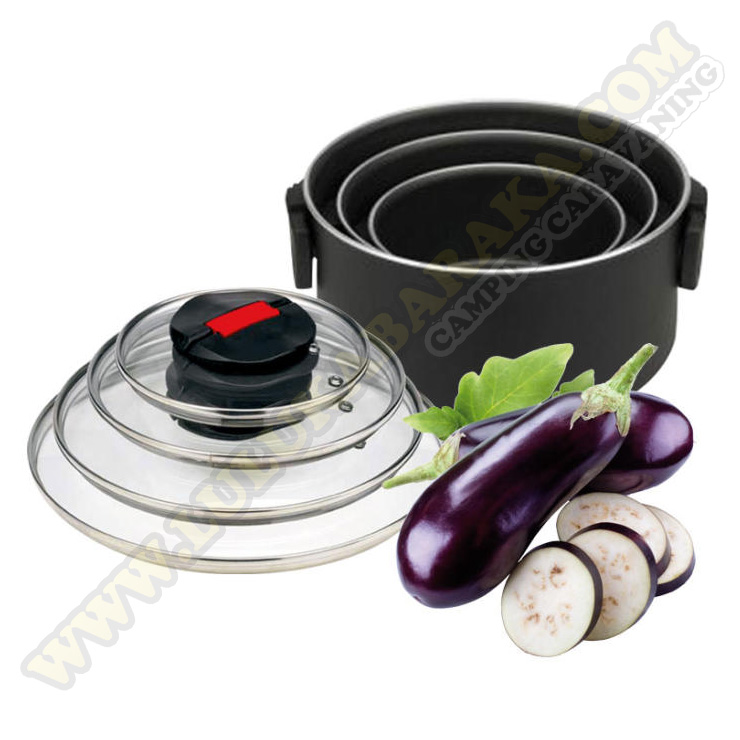 Jeu de Casseroles pliables Ballarini 