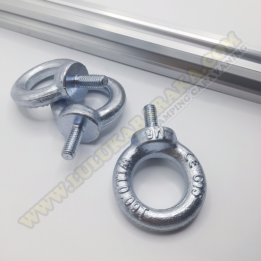 Bague de serrage pour profilé en aluminium