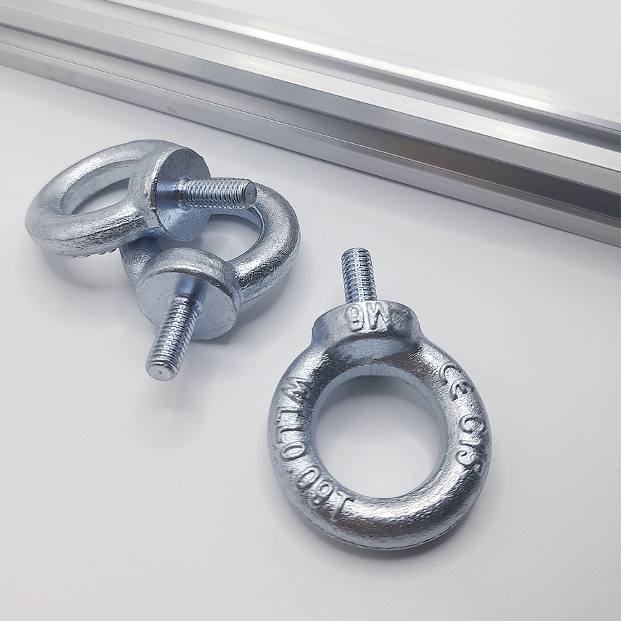 Bague de serrage pour profilé en aluminium