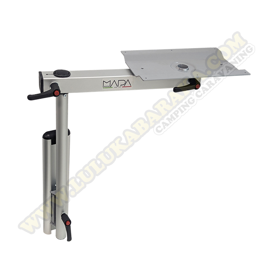 Pied de table tournant 360º Nuova Mapa aluminium