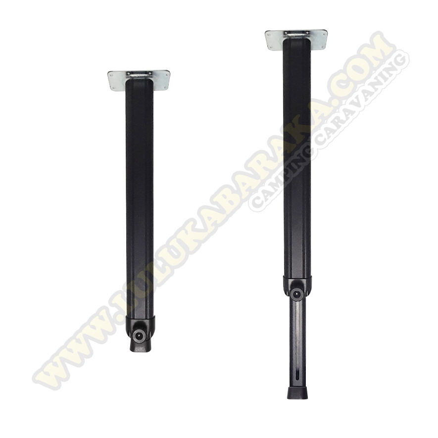 Pied de table télescopique anthracite DAVID
