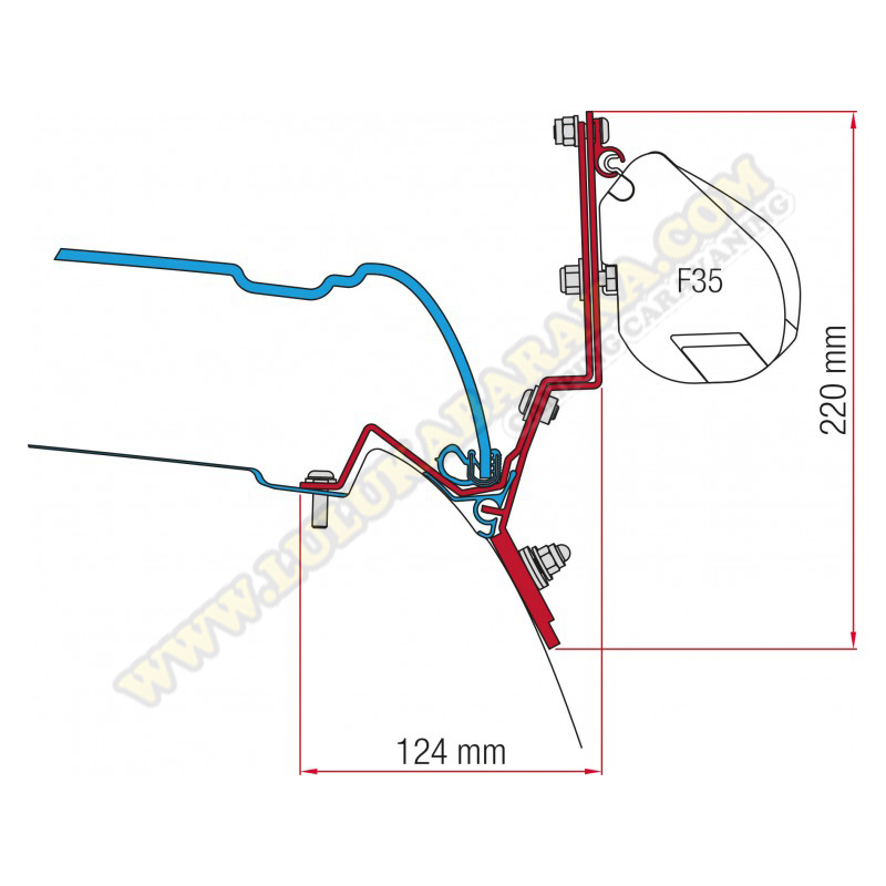 Support F35/F45 Vito Marco Polo V-Class (V447)