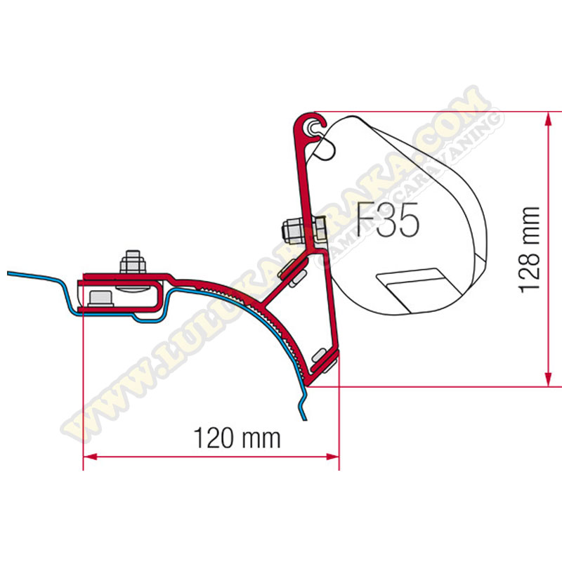 Adaptateur F35 T5 Multivan-Transporter Nouveau