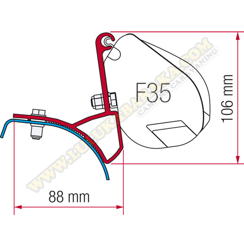 Support  F35 Trafic, Vivaro, Primastar