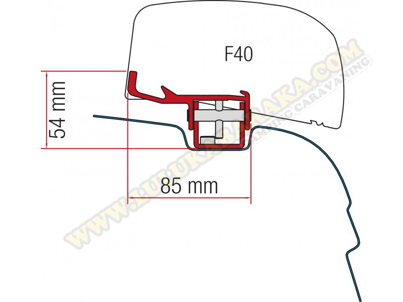 Support pour F40 T5/T6