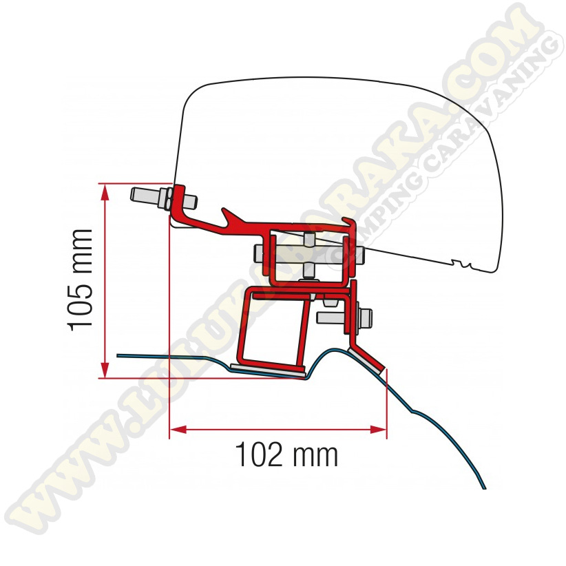 Support F40VAN Kit Mercedes V Class à partir de 2014