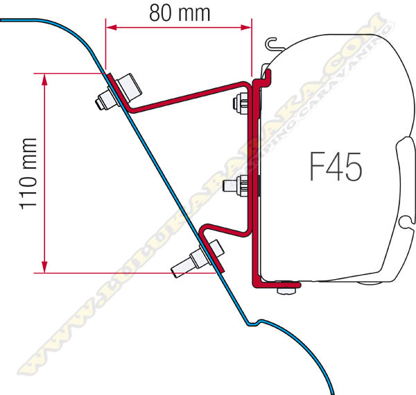 Support F45 Sprinter Crafter H3 +2006