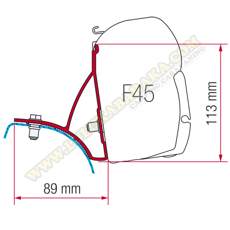 Support F45 Trafic Vivaro jusqu’en 2014