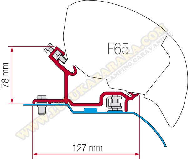 Support F65 et F80S Ducato-Jumper-Boxer H3 +06