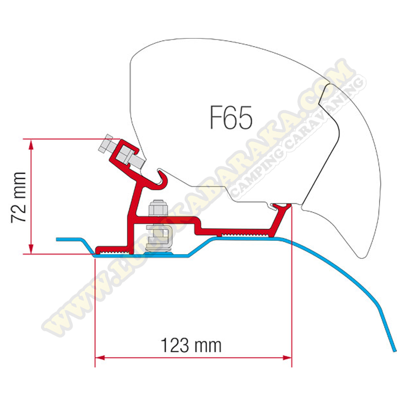 Support F65 Ducato-Jumper-Boxer longue