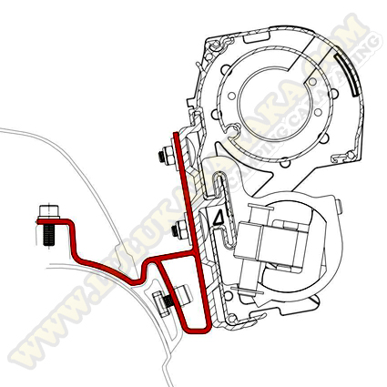Support Dometic VW T5/T6 California