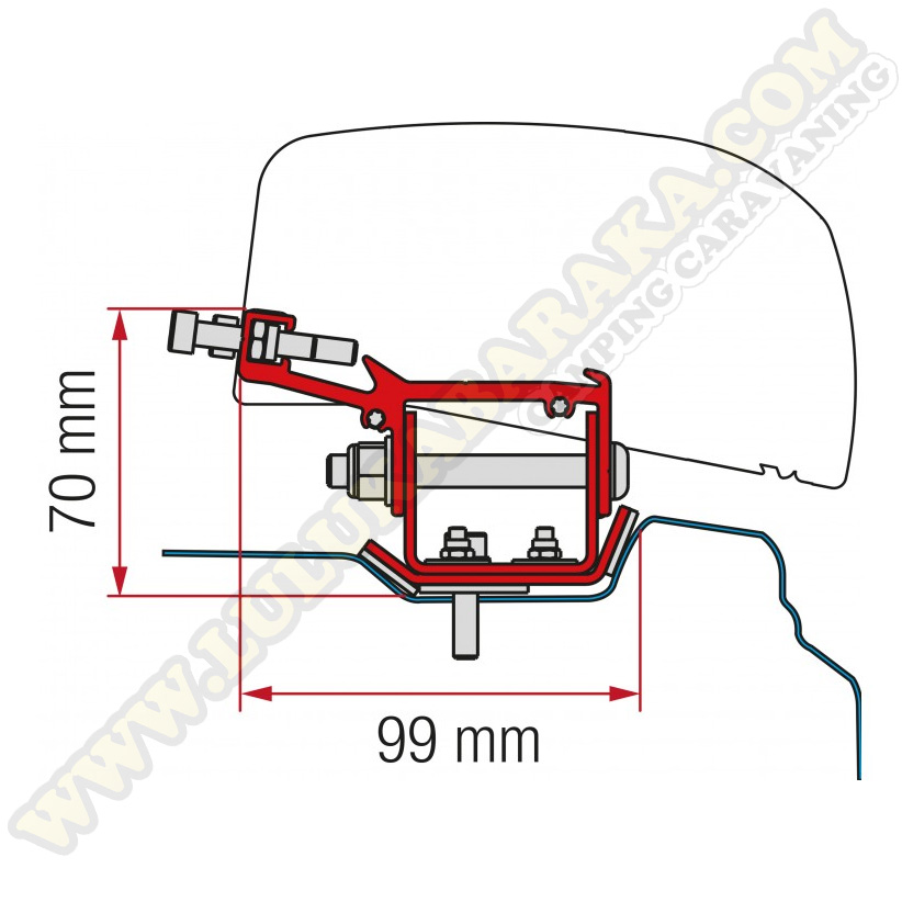 Support Kit F40 VAN Renault Trafic L2 depuis 2014