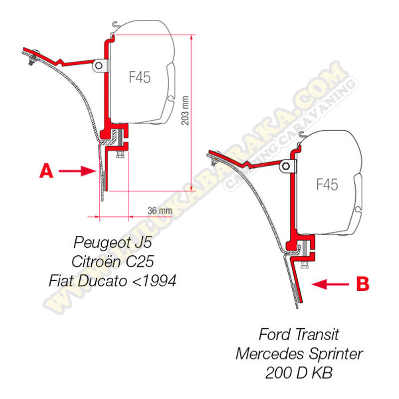 Support Kit Van (Ducato Transit Sprinter)