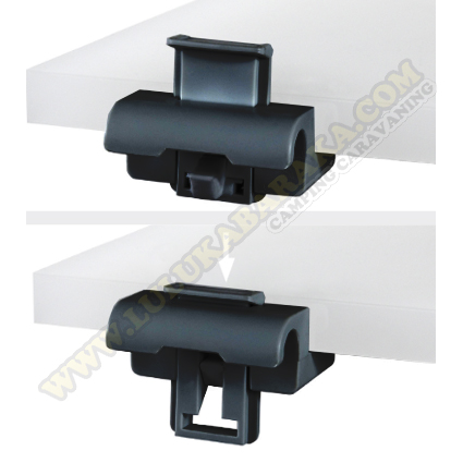 Support mural de table 2 positions noir