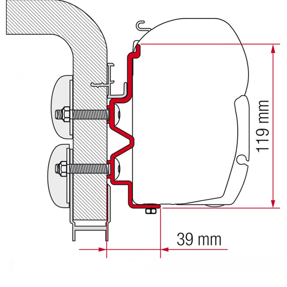 Adaptateur Hymer Camp 3 m (OUTLET)