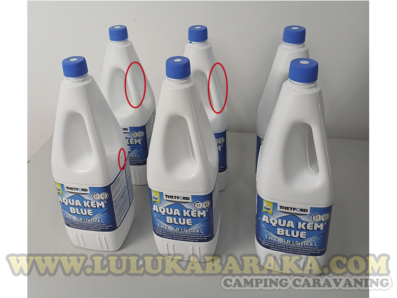 Aqua Kem Blue 2l Pack 6 unités (Transport gratuit) (OUTLET)