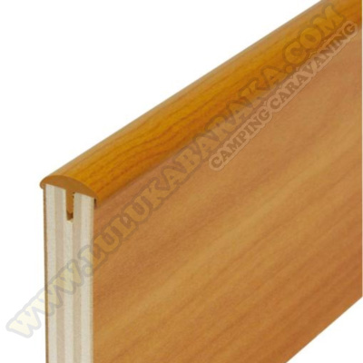 Rebord T profil cerisier 3 m. (OUTLET)