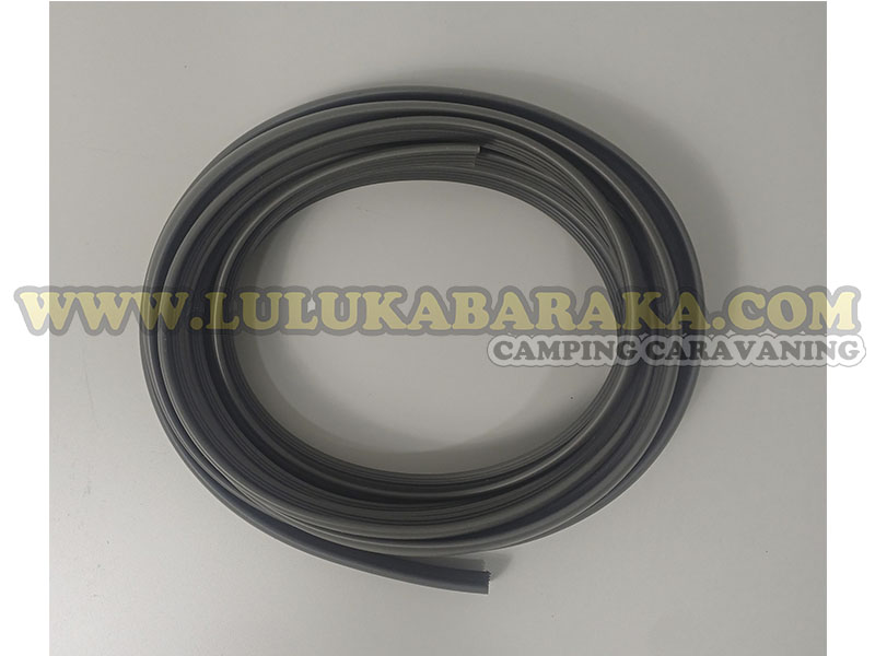 Rebord T demi-profilé gris foncé 4 m (OUTLET)