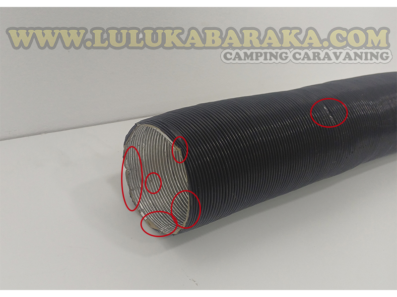 Tube sortie gaz Combi D Inet X 100cm (OUTLET)