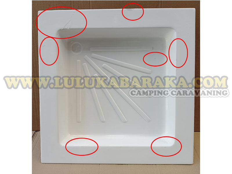 Receveur de douche 66,5 x 66,5 (OUTLET)