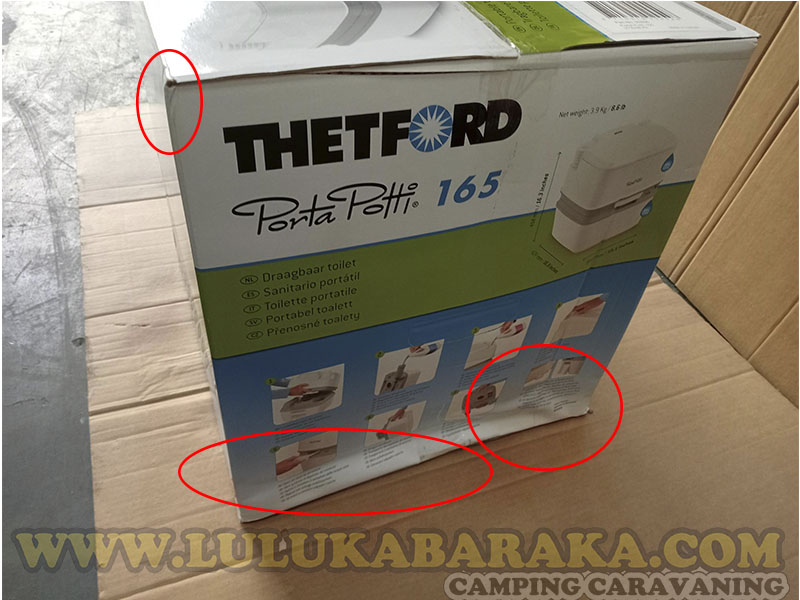 Porta Potti Qube 165 (OUTLET)