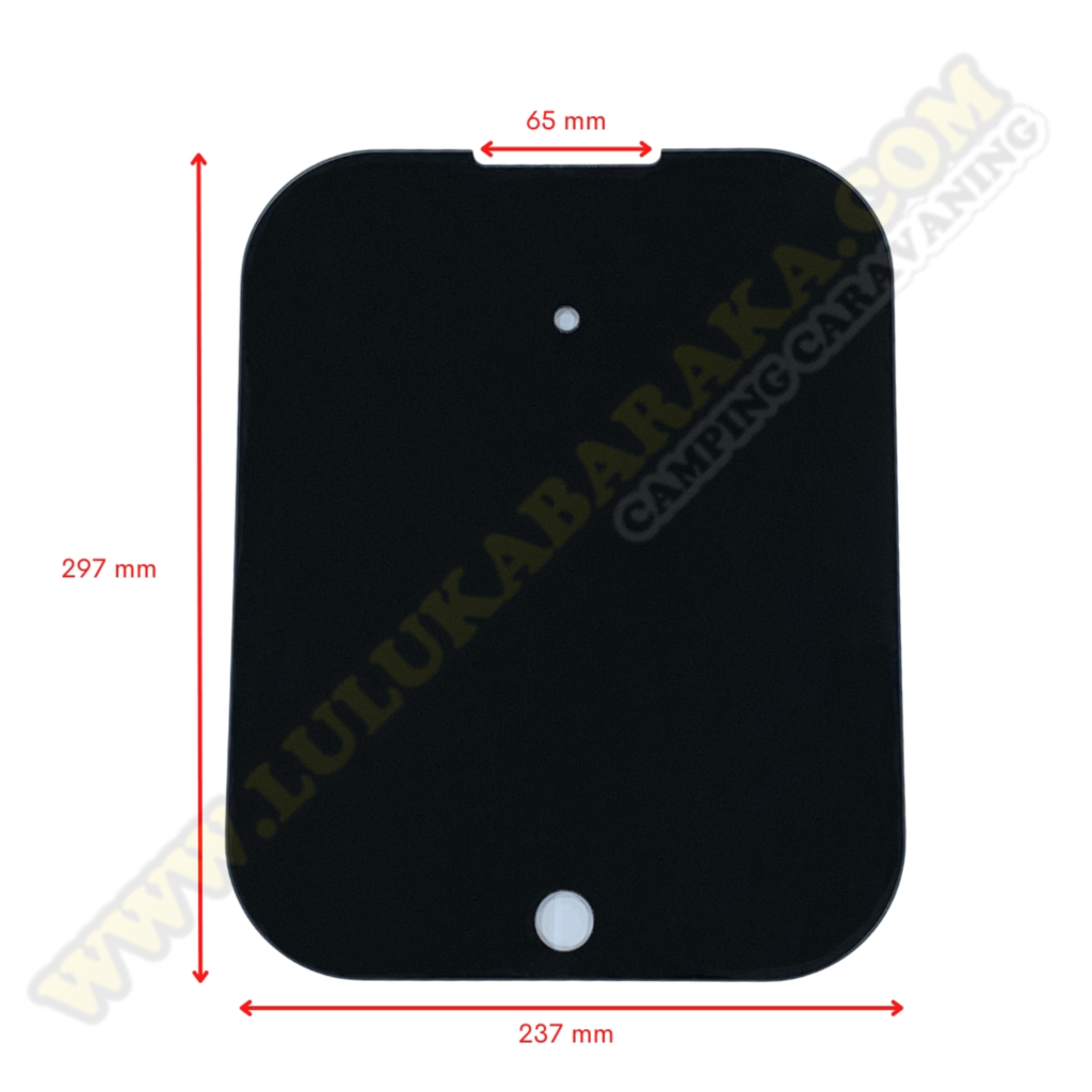 Couvercle en verre pour évier 320X260