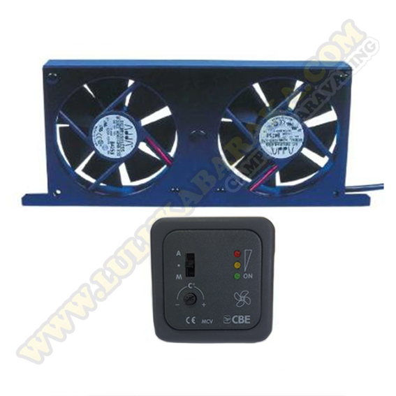 Double ventilateur CBE pour réfrigérateurs